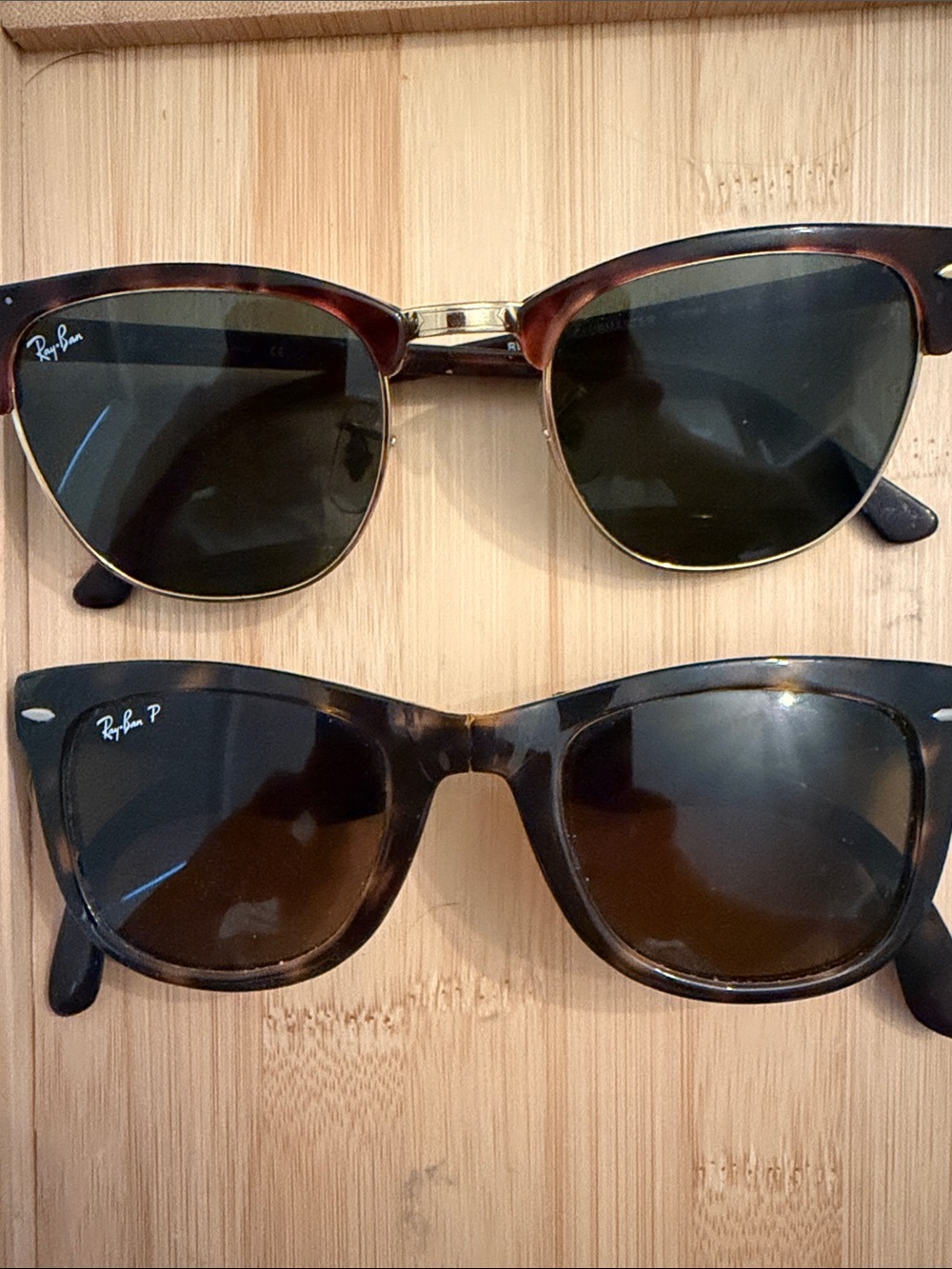 Ray Ban folding wayfarer & clubmasters ( ICONIC DUO 💫)